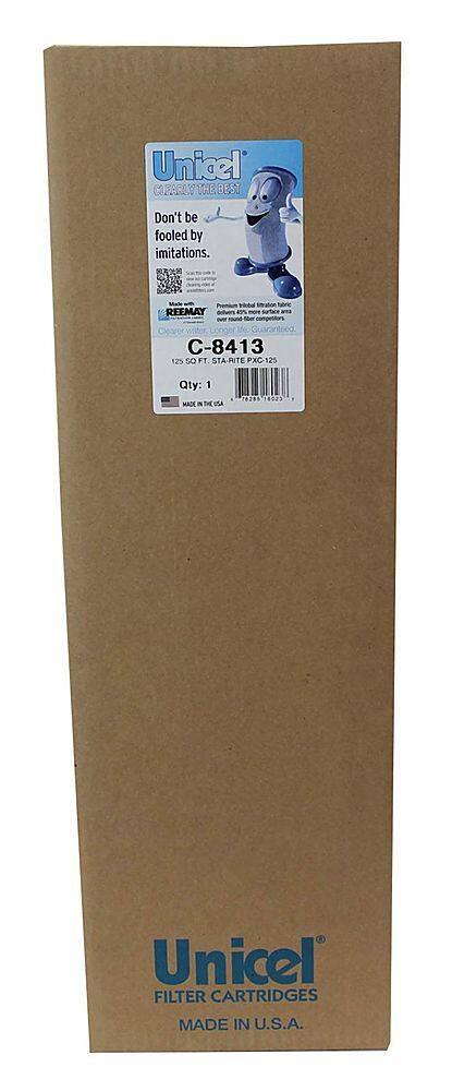 Alt View 1. Unicel - C-8413 125 Sq. Ft. Swimming Pool and Spa Replacement Filter Cartridge - Multi.