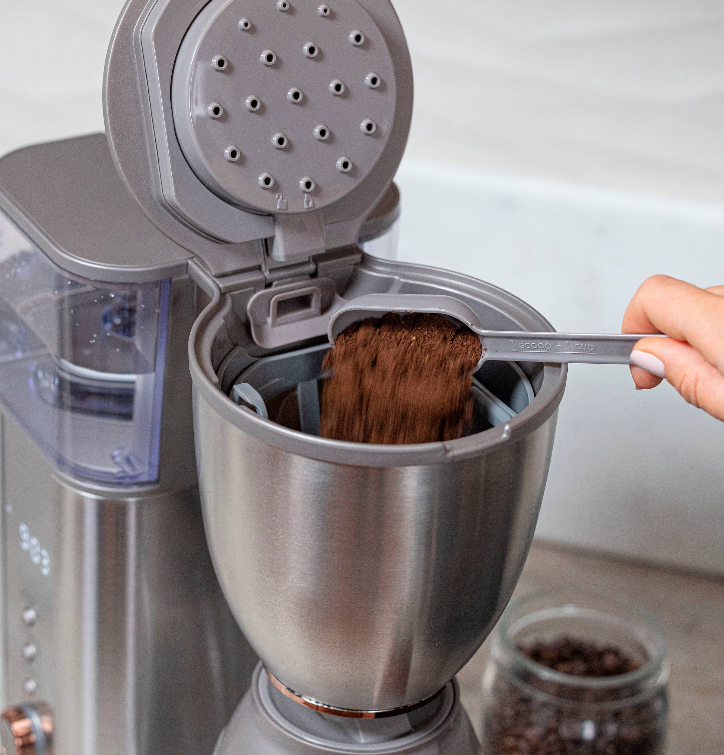 Alt View 13. Café - Smart Drip 10-Cup Coffee Maker with WiFi - Stainless Steel.