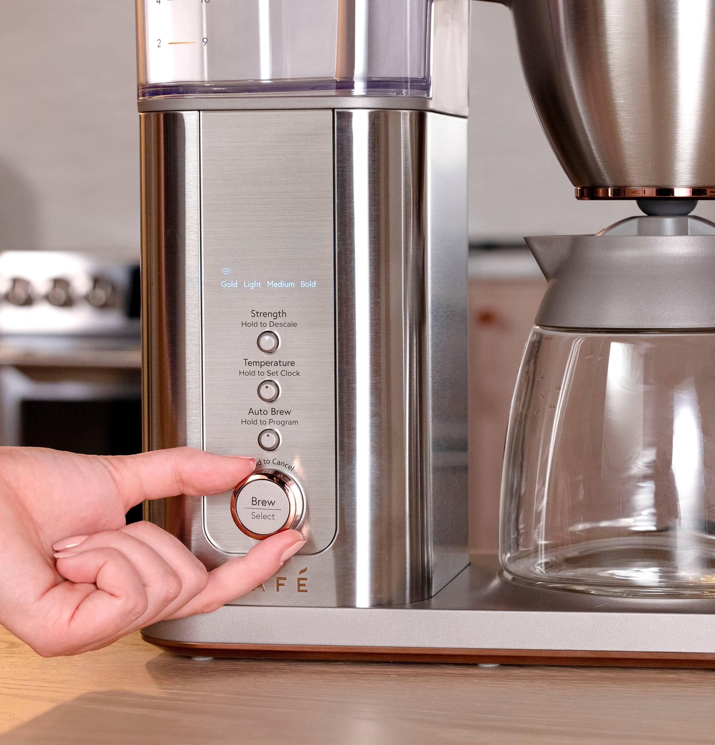 Alt View 18. Café - Smart Drip 10-Cup Coffee Maker with WiFi - Stainless Steel.