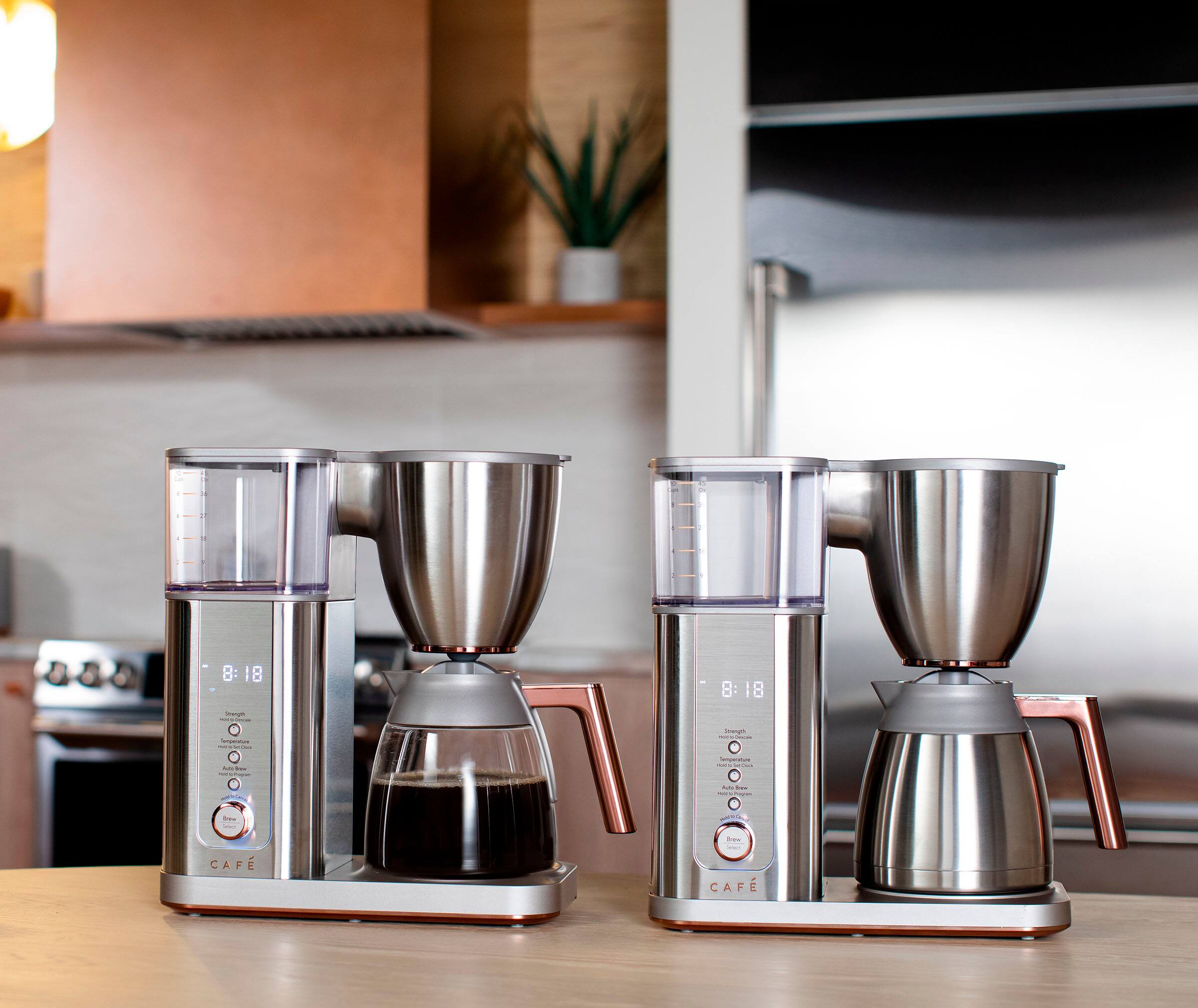 Alt View 21. Café - Smart Drip 10-Cup Coffee Maker with WiFi - Stainless Steel.