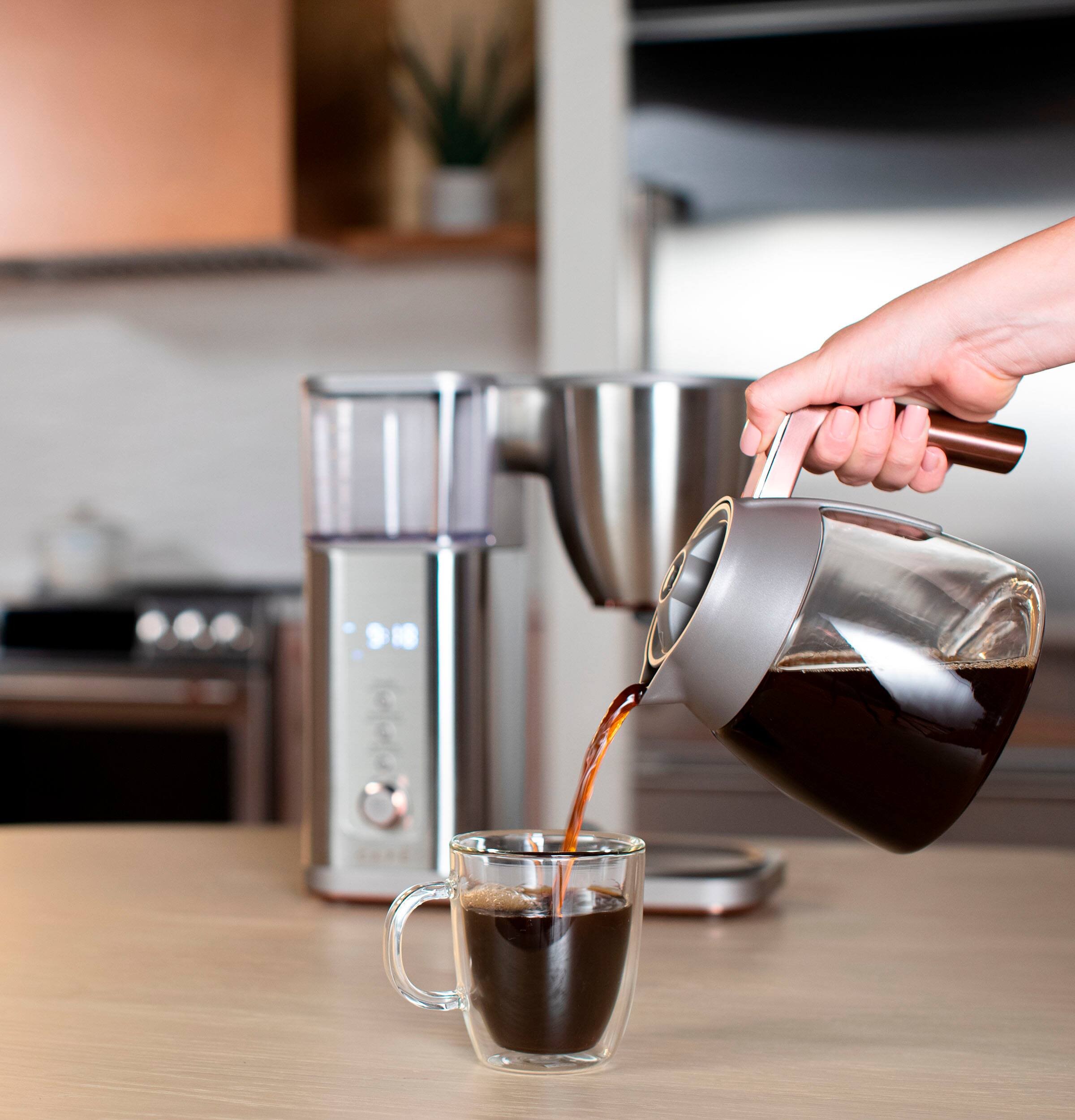 Alt View 23. Café - Smart Drip 10-Cup Coffee Maker with WiFi - Stainless Steel.