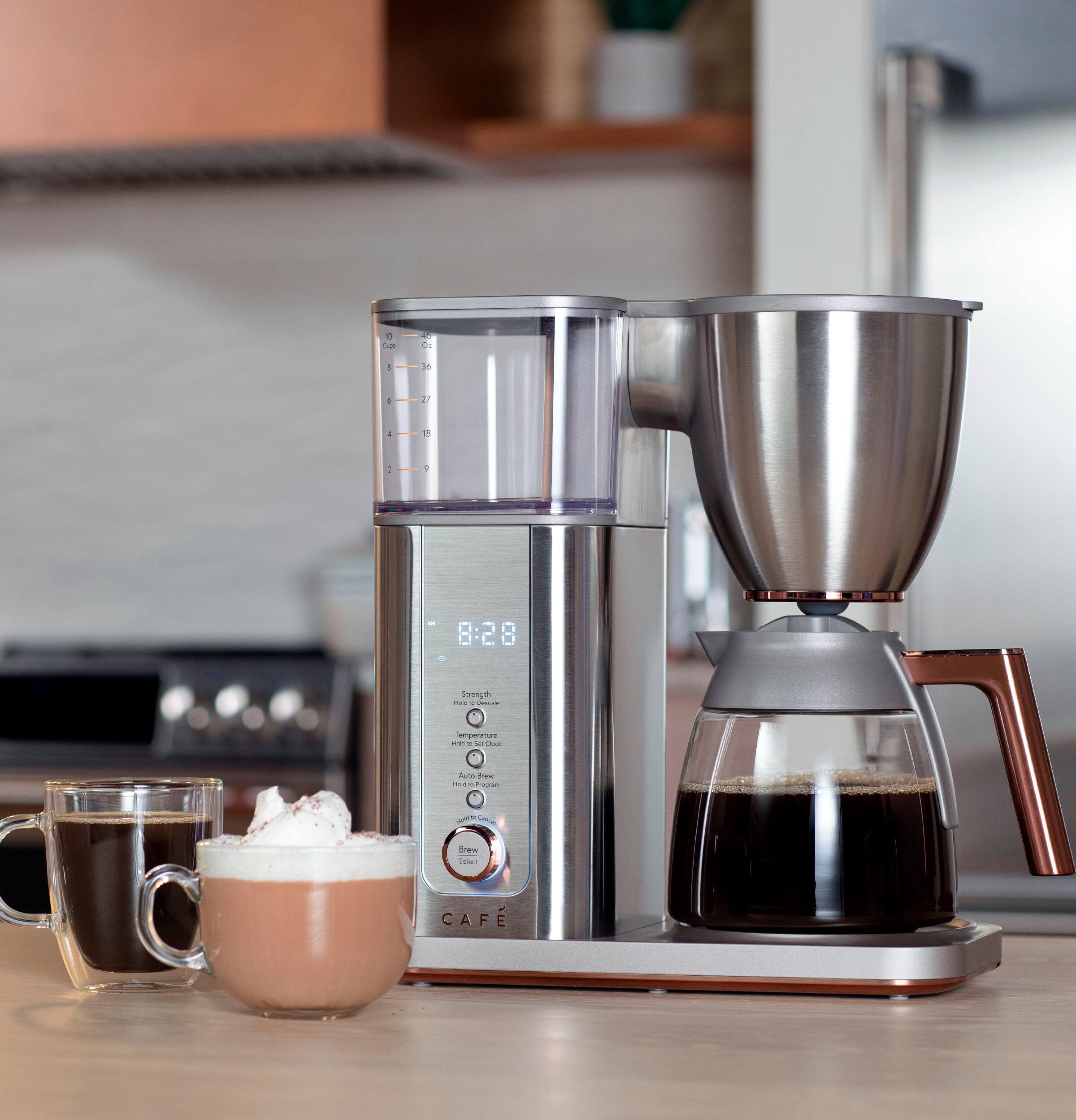 Alt View 24. Café - Smart Drip 10-Cup Coffee Maker with WiFi - Stainless Steel.