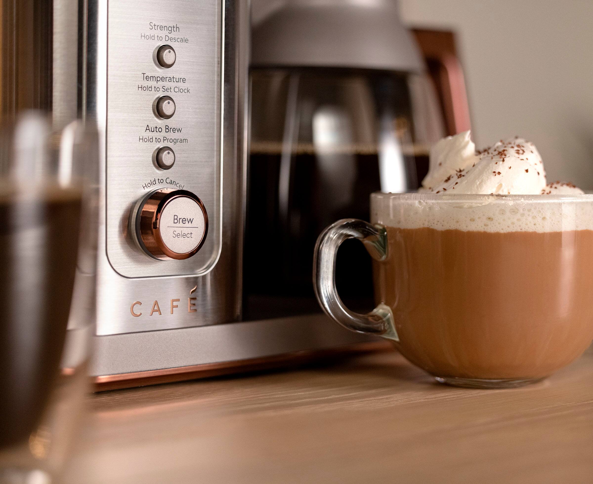 Alt View 26. Café - Smart Drip 10-Cup Coffee Maker with WiFi - Stainless Steel.