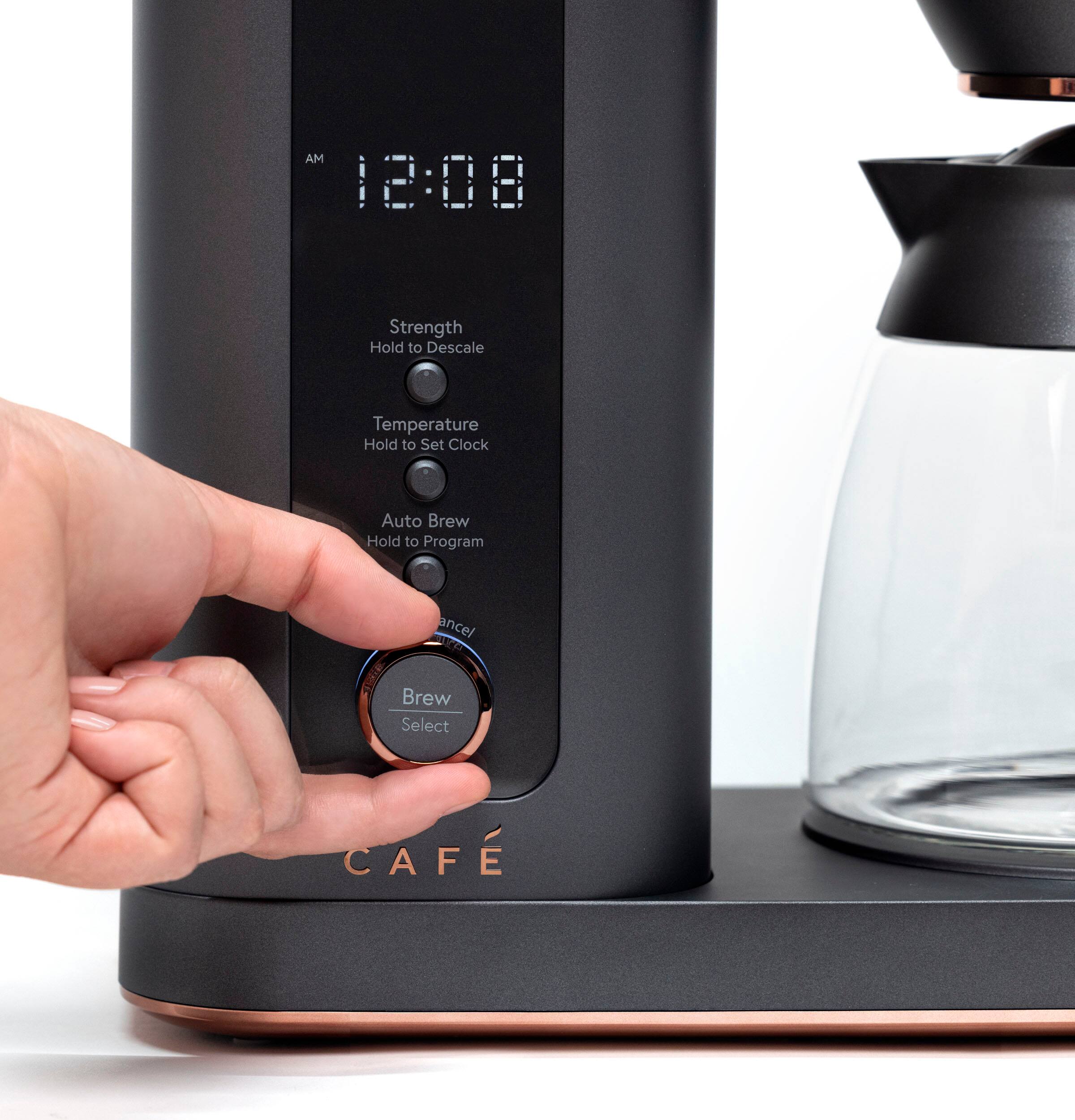 Alt View 14. Café - Smart Drip 10-Cup Coffee Maker with WiFi - Matte Black.