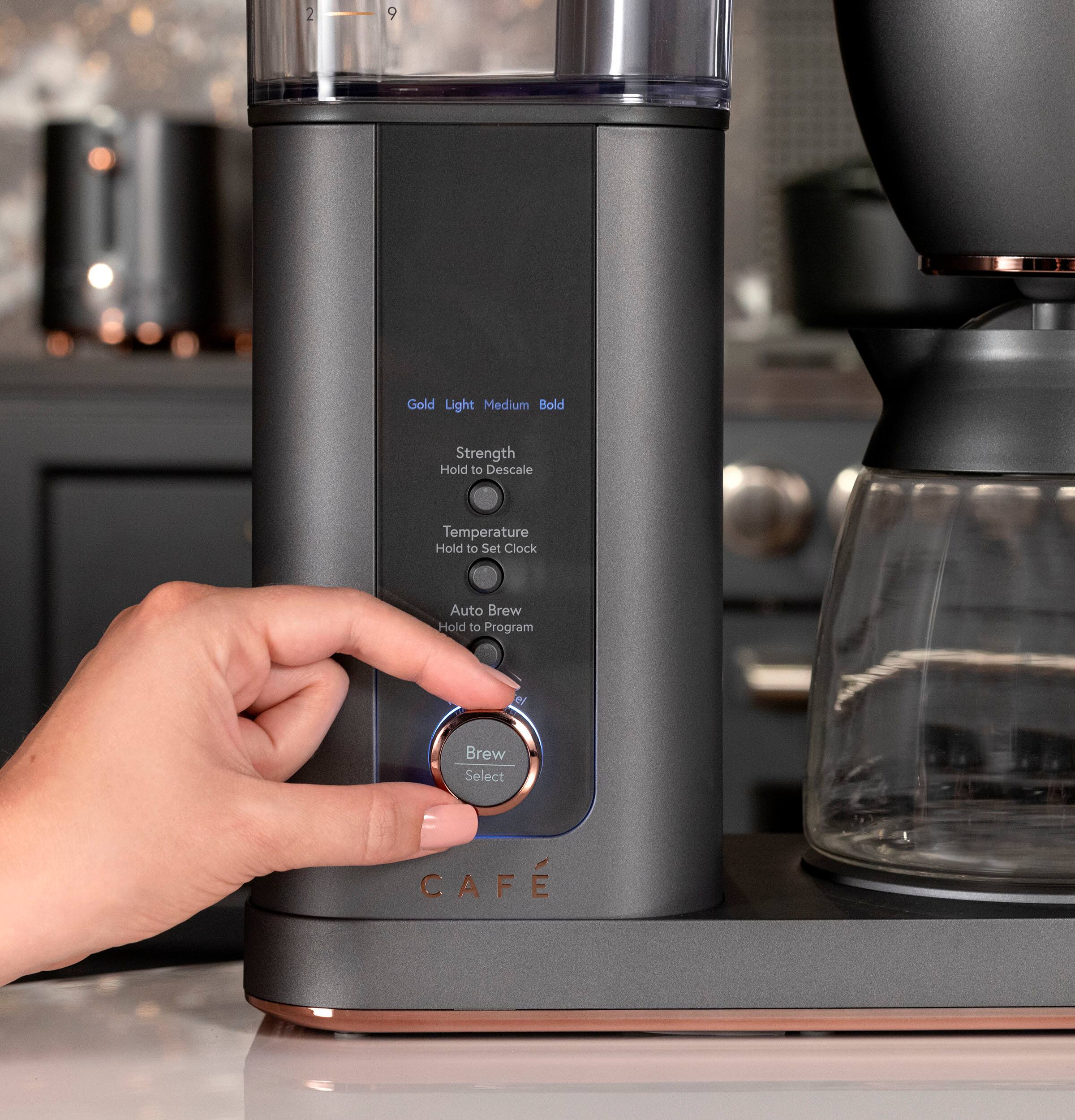 Alt View 18. Café - Smart Drip 10-Cup Coffee Maker with WiFi - Matte Black.