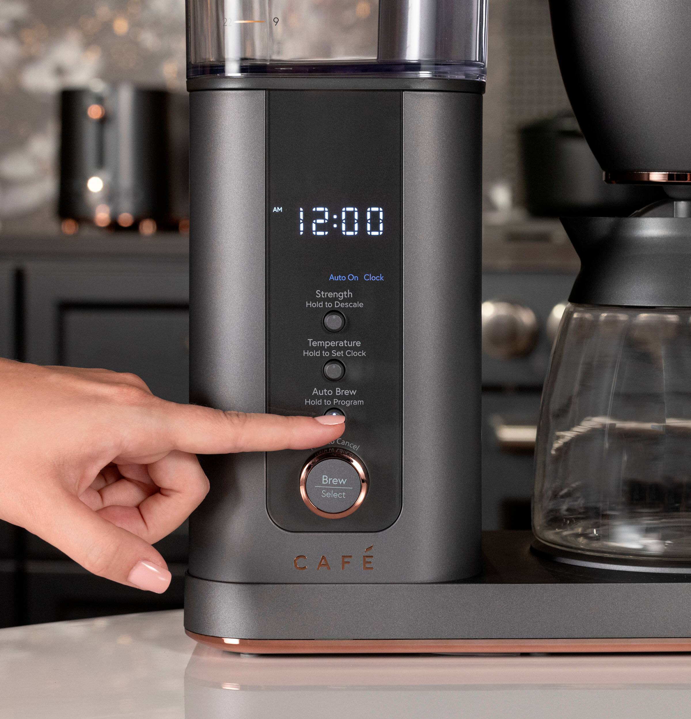 Alt View 19. Café - Smart Drip 10-Cup Coffee Maker with WiFi - Matte Black.