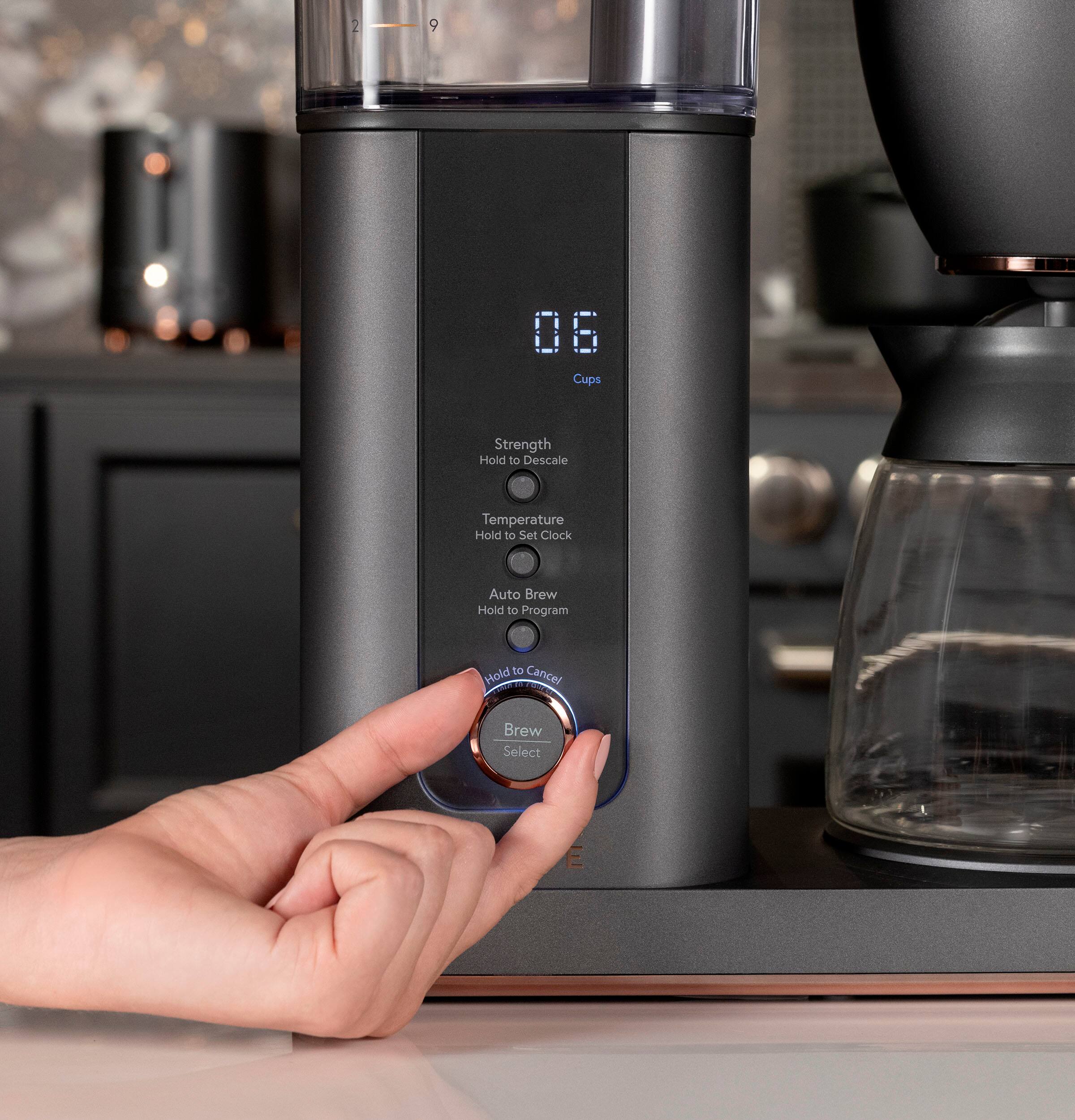 Alt View 20. Café - Smart Drip 10-Cup Coffee Maker with WiFi - Matte Black.