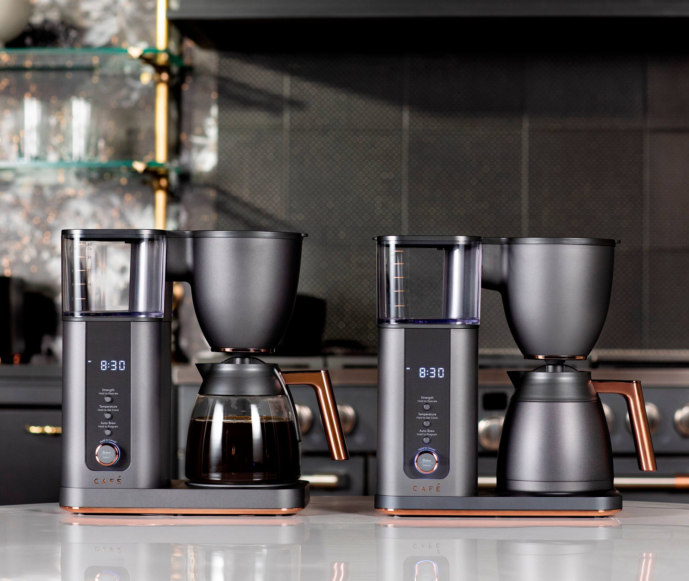 Alt View 21. Café - Smart Drip 10-Cup Coffee Maker with WiFi - Matte Black.