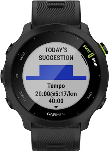 Garmin Forerunner 55 GPS Smartwatch 42mm Fiber Reinforced Polymer
