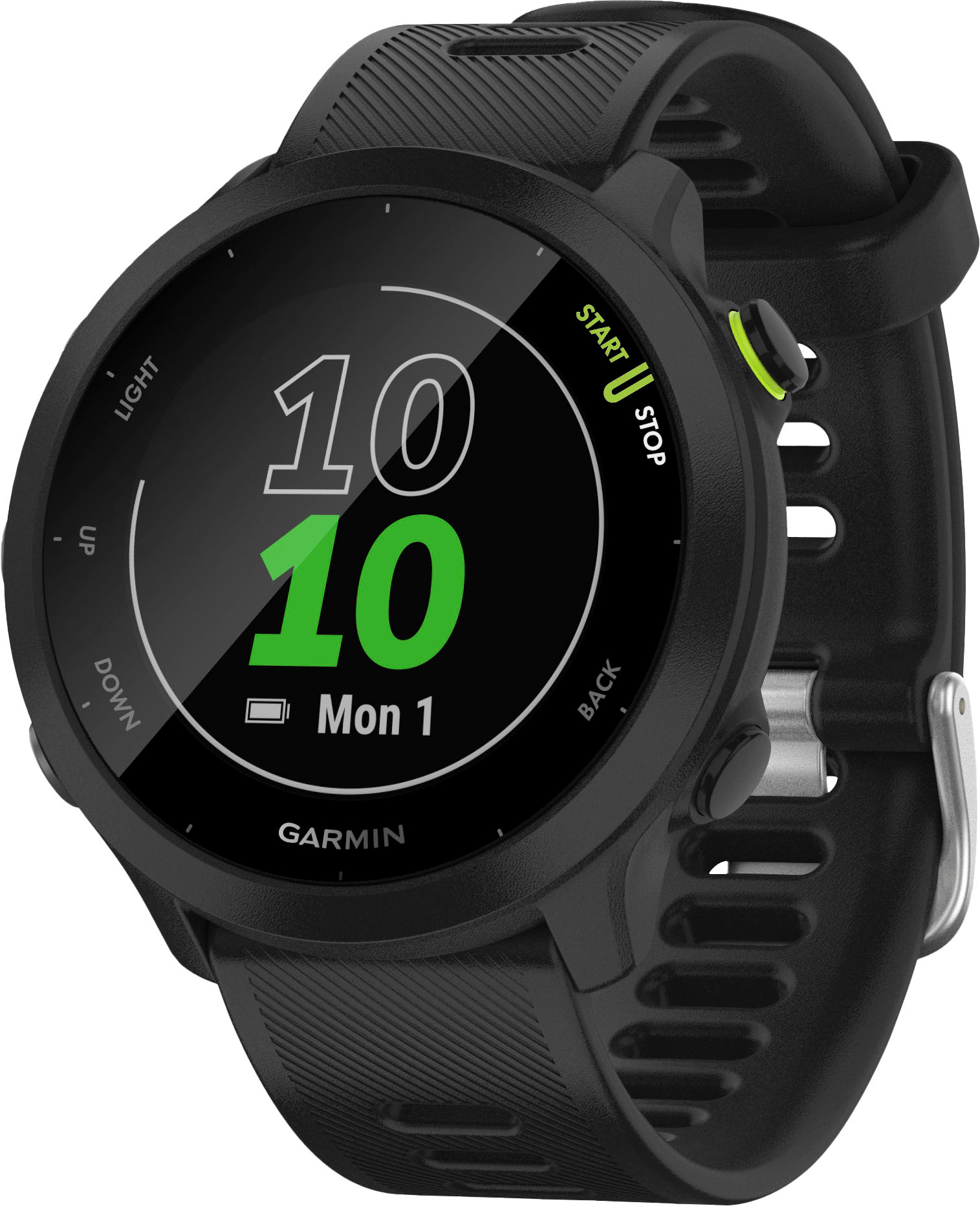  Garmin Forerunner 55, GPS Running Watch with Daily Suggested  Workouts, Up to 2 weeks of Battery Life, Aqua (Renewed) One Size :  Electronics