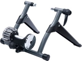 Sportneer - Indoor Fluid Bicycle Trainer Stand - Black and Gray - Front_Zoom