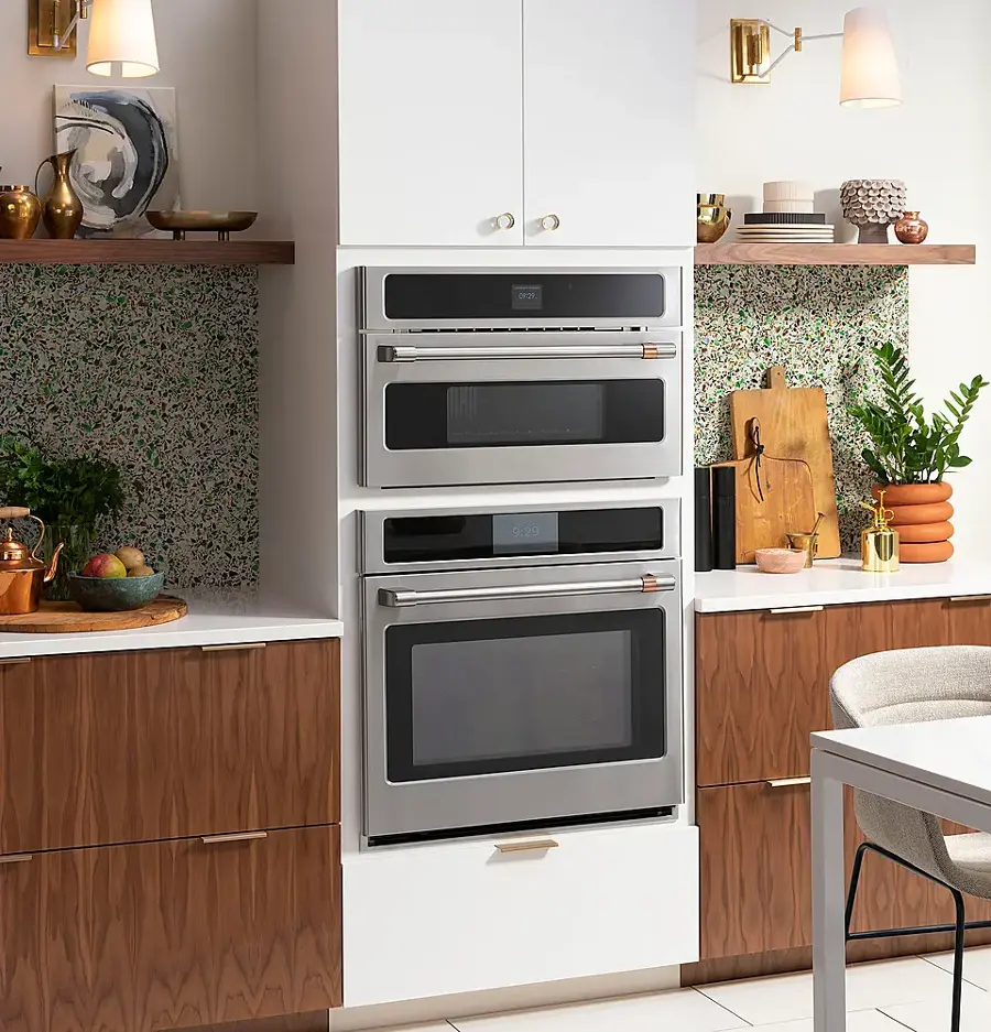 Alt View 15. Café - 30" Built-in Single Electric Convection Pro Steam Wall Oven with True European Convection, Customizable - Stainless Steel.