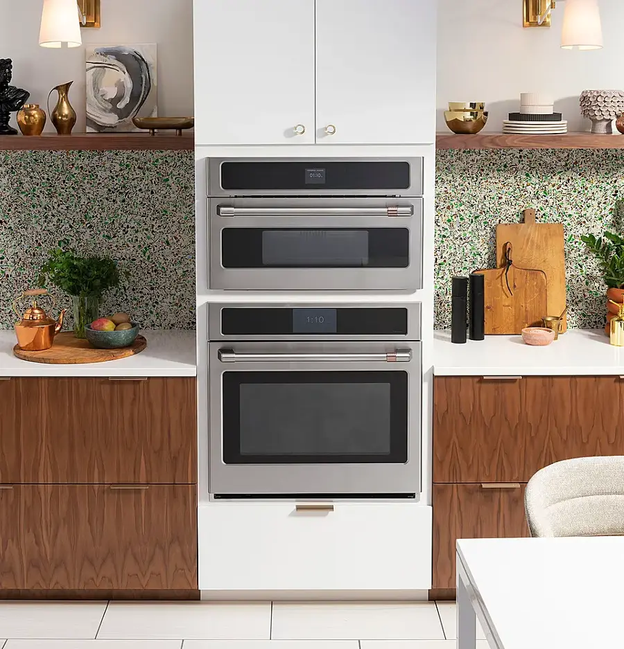Alt View 17. Café - 30" Built-in Single Electric Convection Pro Steam Wall Oven with True European Convection, Customizable - Stainless Steel.