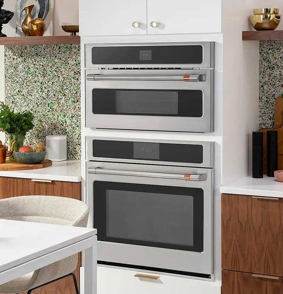 Alt View 18. Café - 30" Built-in Single Electric Convection Pro Steam Wall Oven with True European Convection, Customizable - Stainless Steel.