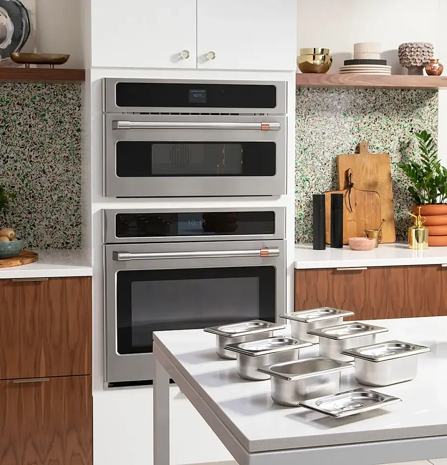 Alt View 25. Café - 30" Built-in Single Electric Convection Pro Steam Wall Oven with True European Convection, Customizable - Stainless Steel.
