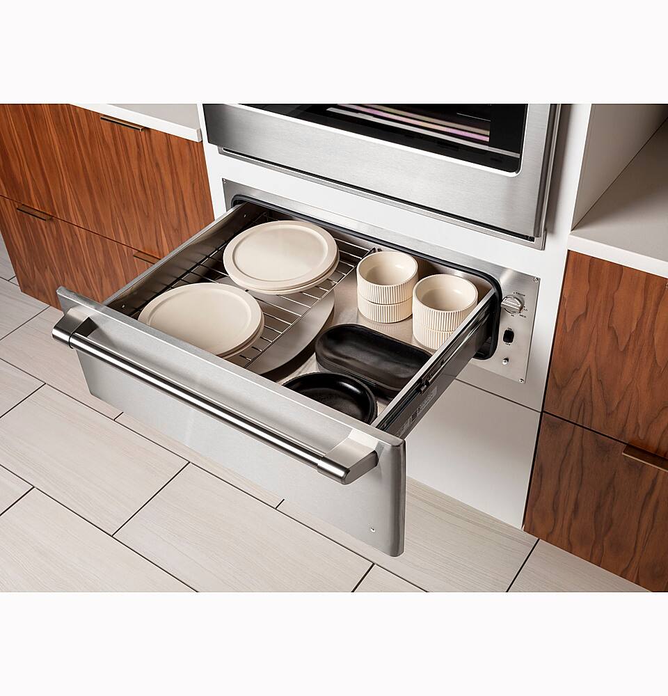 Alt View 19. Café - 30" Warming Drawer, Customizable - Stainless Steel.