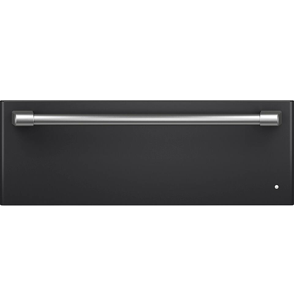 Front. Café - 30" Warming Drawer, Customizable - Matte Black.
