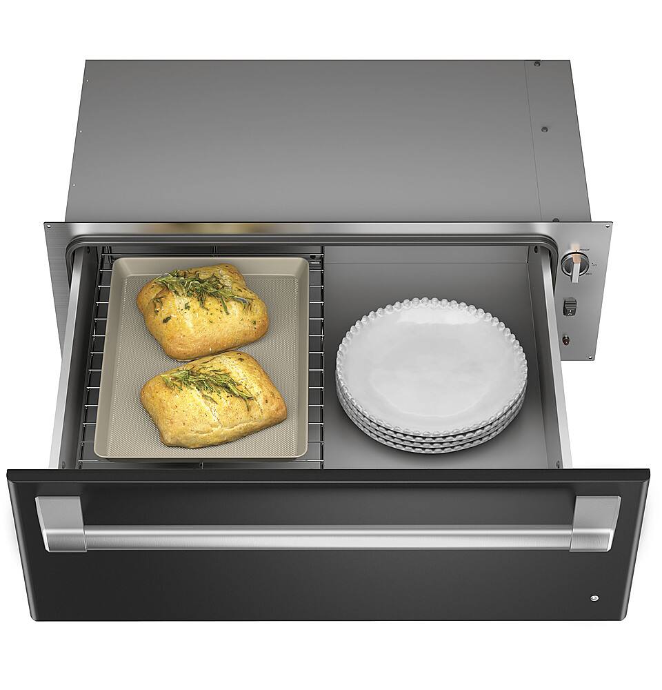 Alt View 15. Café - 30" Warming Drawer, Customizable - Matte Black.