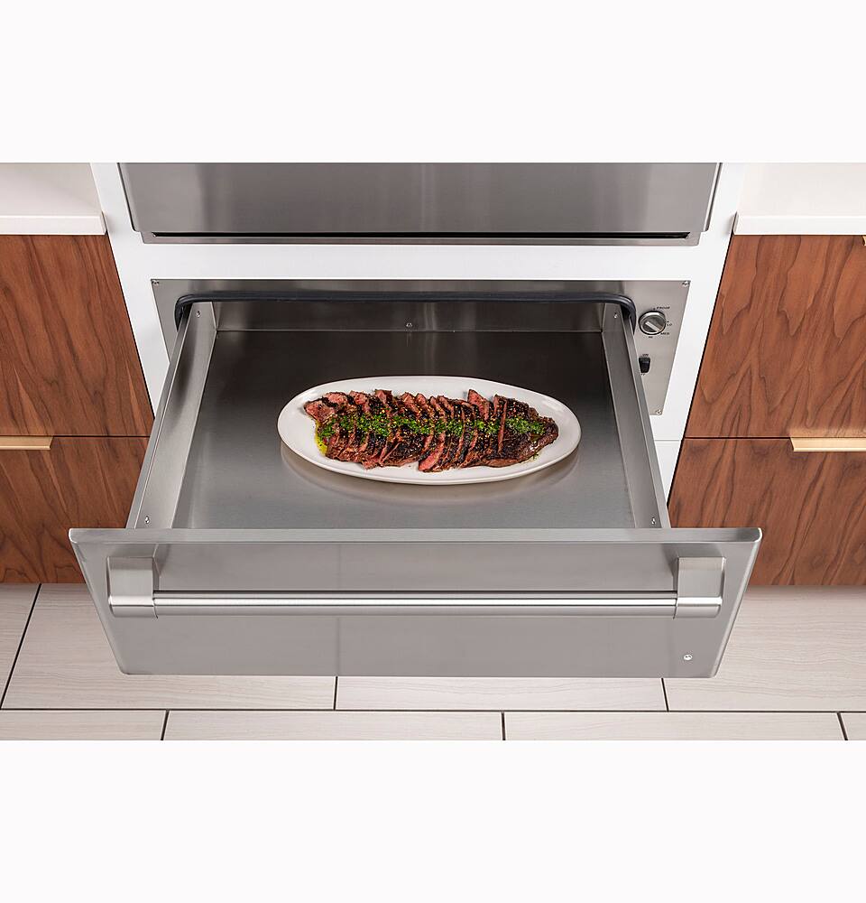 Alt View 24. Café - 30" Warming Drawer, Customizable - Matte White.