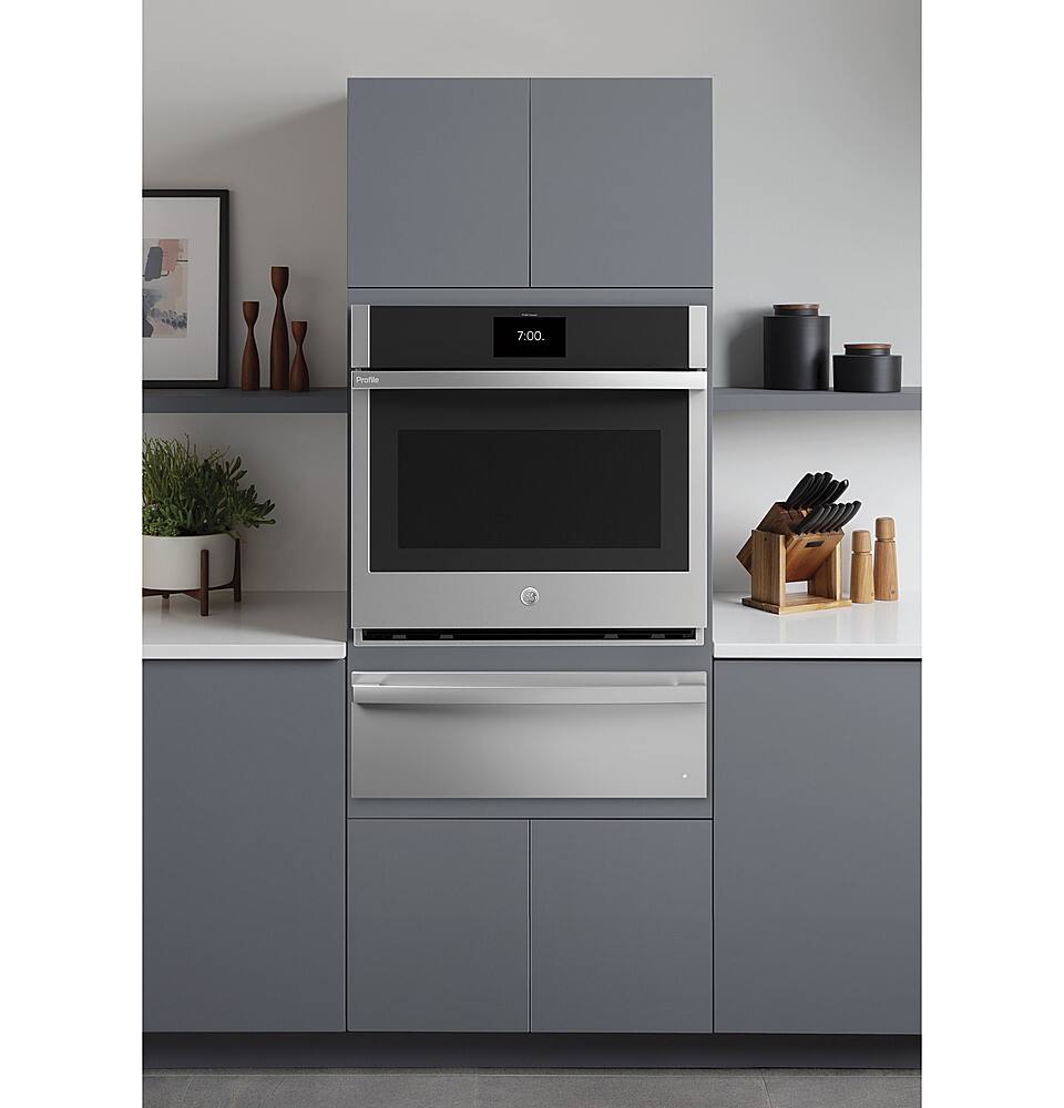 Alt View 21. GE Profile - 27" Warming Drawer - Stainless Steel.