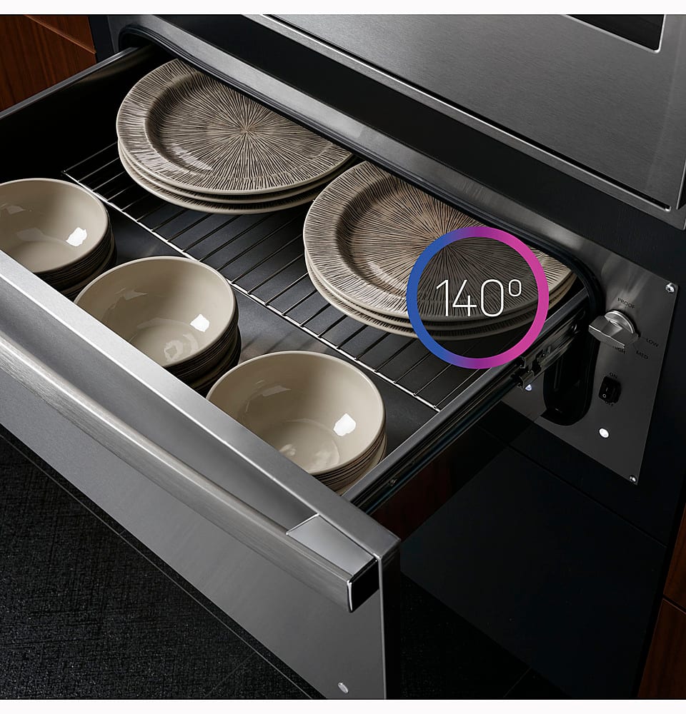 Alt View 27. GE Profile - 27" Warming Drawer - Stainless Steel.