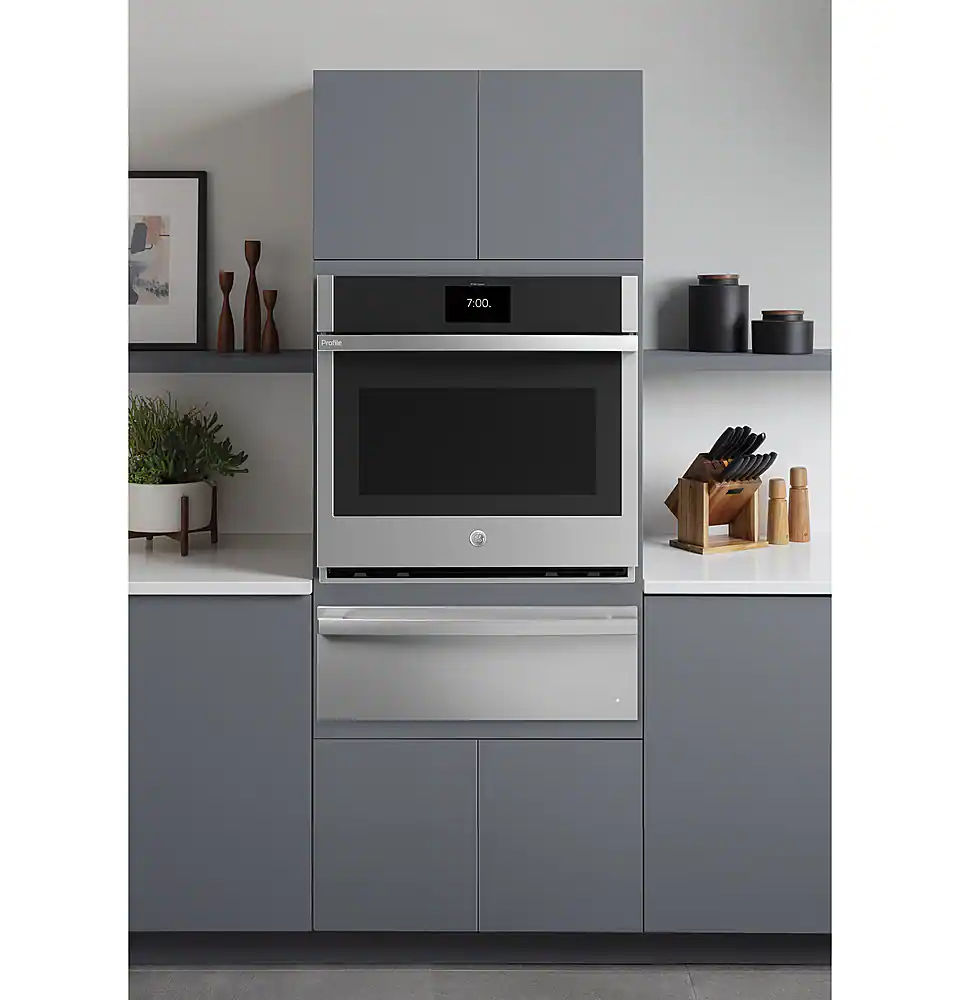 Alt View 11. GE Profile - 30" Warming Drawer - Stainless Steel.