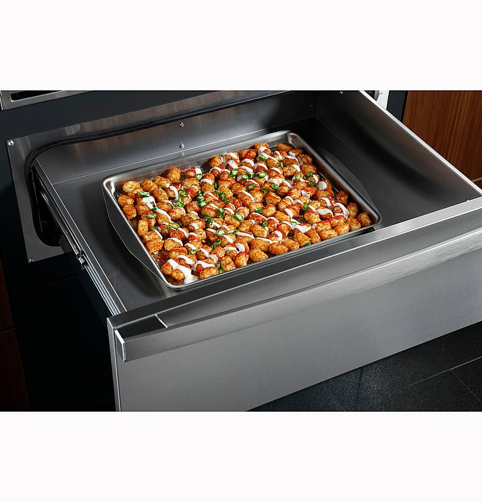 Alt View 20. GE Profile - 30" Warming Drawer - Stainless Steel.