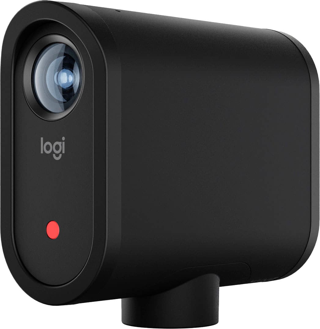 Angle. Logitech - Mevo Start Live Streaming HD Action Camera - Black.