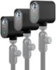 Logitech - Mevo Start Live Streaming Camera 3-Pack HD Action Camera - Black