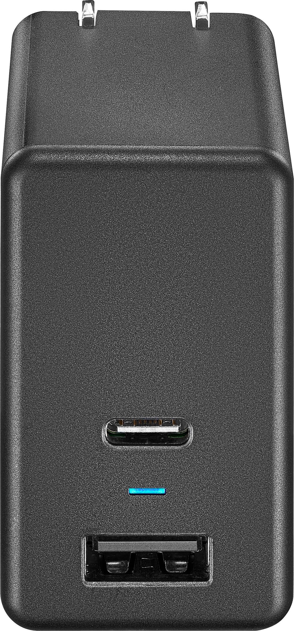 Alt View 12. Insignia™ - 67.5 W 6.6' USB-C Wall Charger with 1 USB-C & 1 USB Ports - Black.