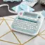Alt View 11. Brother - P-touch Embellish Ribbon and Tape Printer - White with Green Accents.