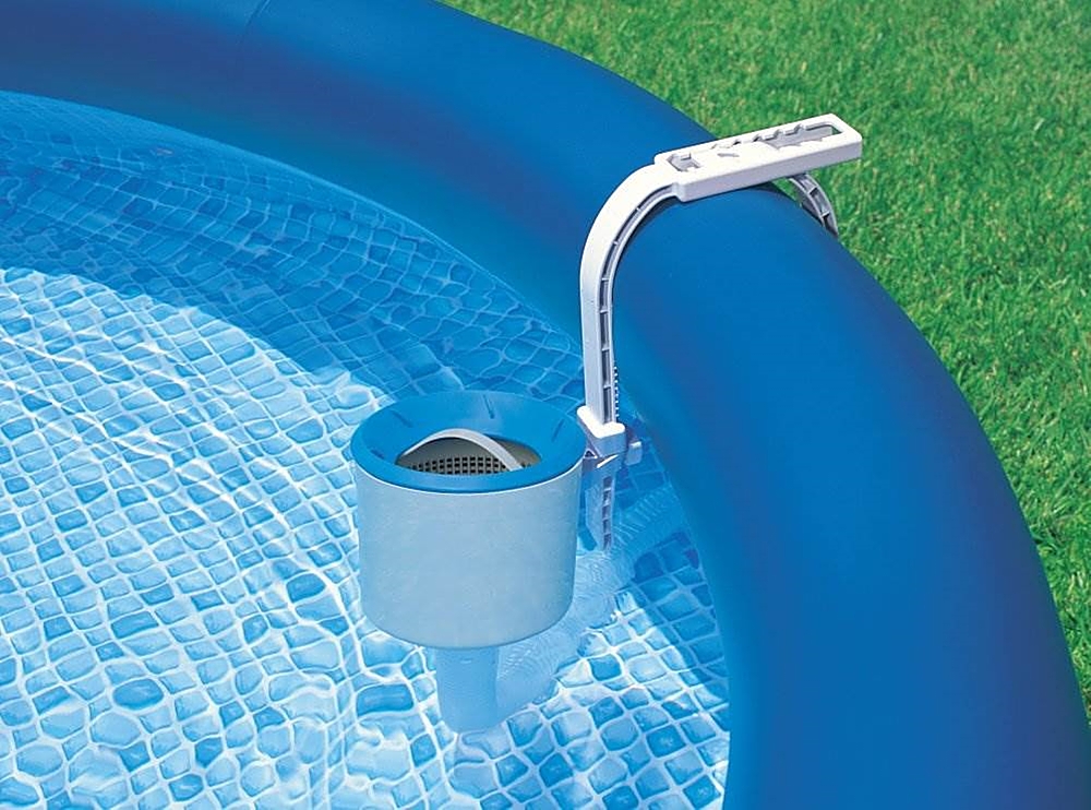 Best Buy: Intex Deluxe Wall-Mounted Swimming Pool Surface Automatic ...