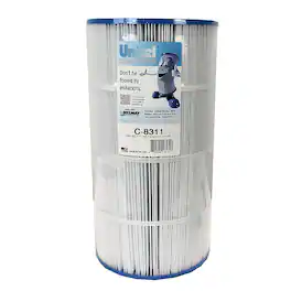 Unicel - C-8311 Pool Replacement Cartridge Filter - White