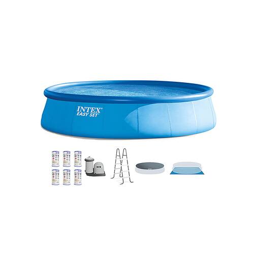 Intex - Inflatable Above Ground Pool Set