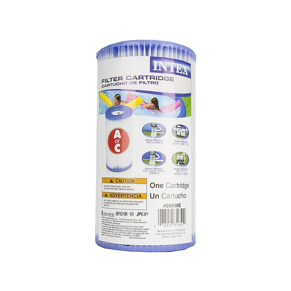 INTEX FILTER CARTRIDGE DE FILTRO CARTUCHO A or C Madelos CA & 604/0 Miahe Mudeics 603/ 636/7/ Model A Maec Modein 837 637R 63 & aM B CS7221 A CAUTION - - + Paa INT NN AND One Cartridge A AT M DNNERT RANGAL A ADVERTENCIA Un Cartucho sA MARIA - PROPIETARIO ADJUNTO s ITILIZADO P NTE #59900E LINTEX 201208 10 JPCO1 ints Sevengmant Ca EM Corp A ngs eserved untws a ta  78257 31651 mue uner Saje ina LPS e d d mong Rong  a to Intee Industries Seach   PRC