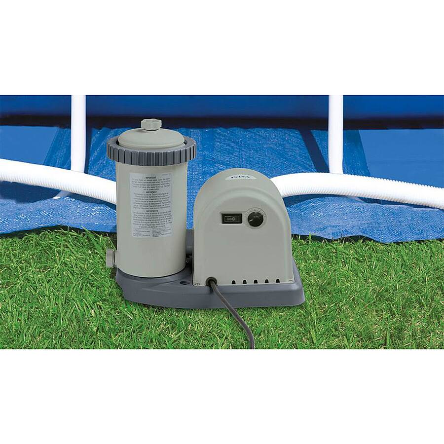 Above Ground Inflatable Pool Intex Intex Inflatable Above Ground Pool Set Blue 26175EH + 6 x 29000E - Best Buy