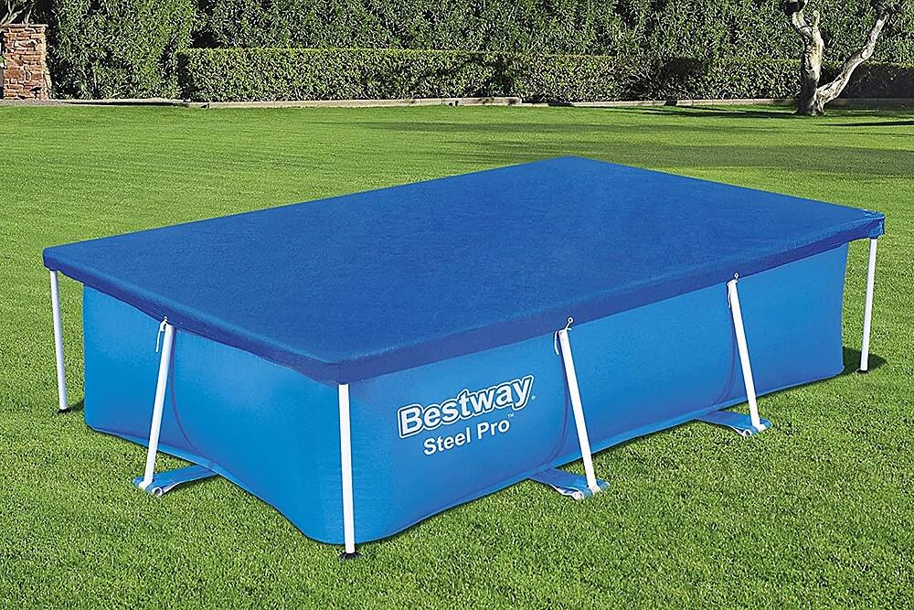 Alt View 14. Bestway - Rectangular Swimming Pool Cover for Above Ground Pools.