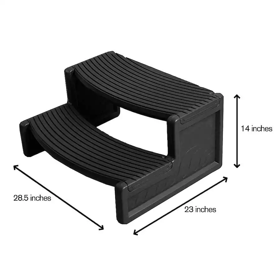 Confer Resin Multi Purpose Spa and Hot Tub Handi Step Steps Black HS2 ...