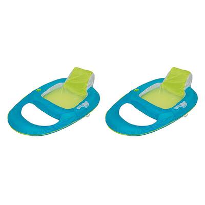 Swim Ways Spring Float Inflatable Recliner Pool Lounger (2 Pack) 2 x ...