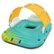 Front Zoom. Bestway - Hydro Force Sunny 5 Person Inflatable Floating Island Lounge Raft - Green.