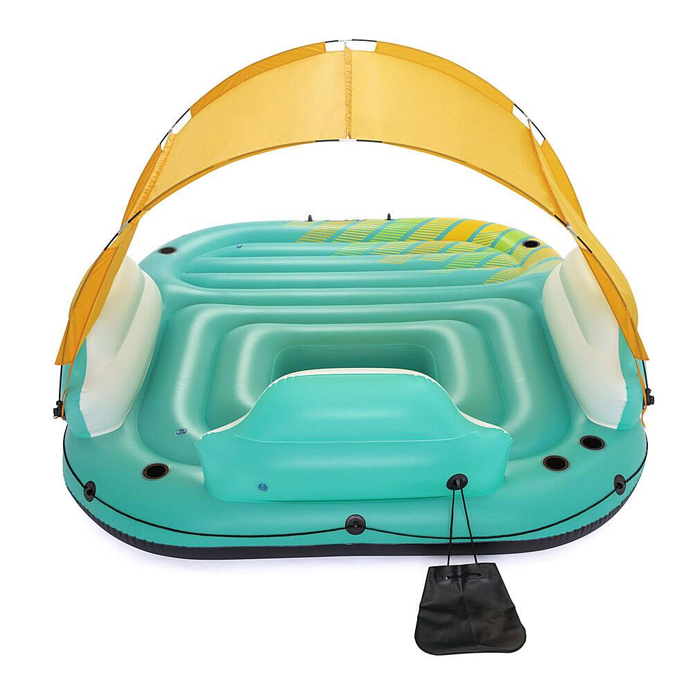Bestway Hydro Force Sunny 5 Person Inflatable Floating Island Lounge ...
