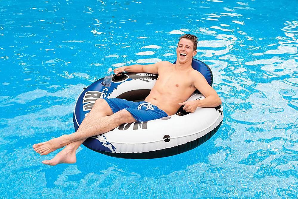 Alt View 12. Intex - Intex River Run 1 Inflatable Floating Tube Raft for Lake, River, & Pool (3 Pack).