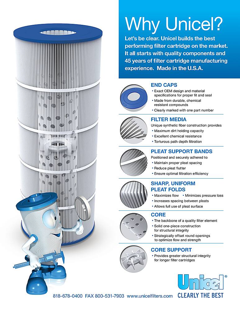 Alt View 17. Unicel - Jacuzzi Sherlock Spa Filter Cartridge 120 Sq Ft.