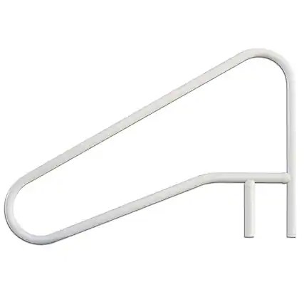 Front. Saftron - 3 Bend Weather Resistant In Water Polymer Handrail.
