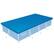 Front. Bestway - Rectangular Above Ground Pool Cover - Blue.