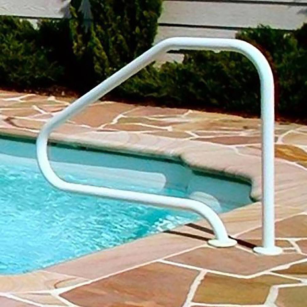 Alt View 15. Saftron - 4 Bend Durable Swimming Pool Mounted Polymer Handrail.