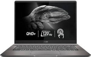 MSI - Creator Z16 16" QHD+ Touch Screen Laptop - Intel Core I7 - NVIDIA Geforce RTX 3060 - 1TB SSD - 32GB Memory - Lunar Gray - Front_Zoom