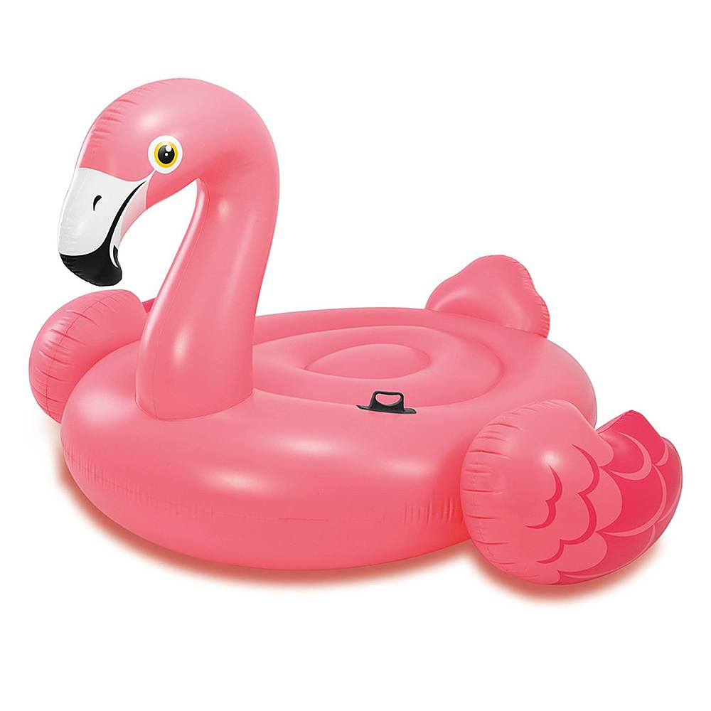 Intex 56288EP Giant Inflatable Ride-On 86-Inch Mega Flamingo Island Pool Float