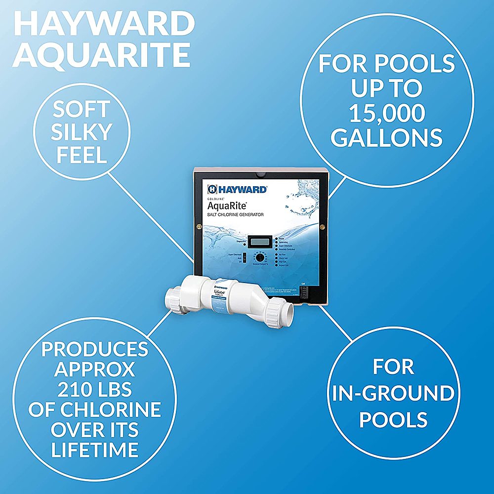Hayward Whole Goods - AquaRite Salt Chlorinator with TurboCell for 15K Gallon In Ground Pools