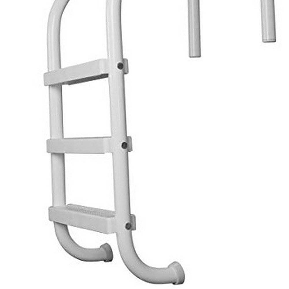 Alt View 12. Saftron - 3 Step High Impact Polymer Finish Inground Pool Ladder.